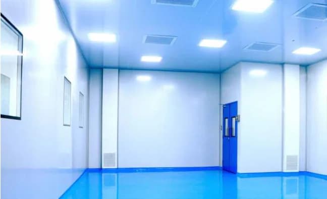Modular cleanroom PUF partition panels