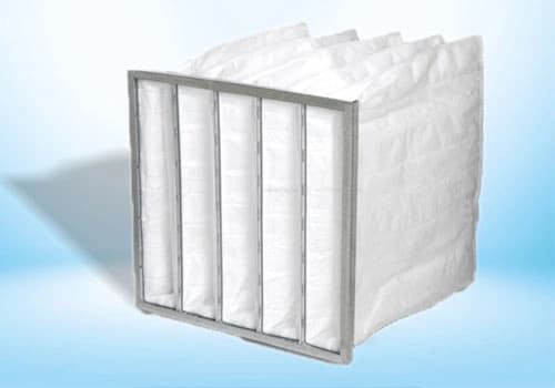 Multi pocket air filter with extended media surface area